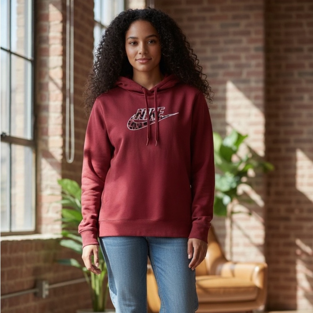 Nike Women's Burgundy Hoodie